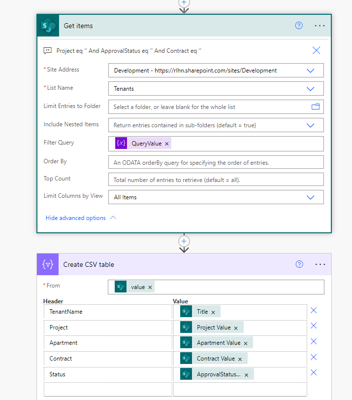 Export Filtered Gallery Records To Csv File From Powerapps