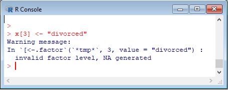 Factors In R