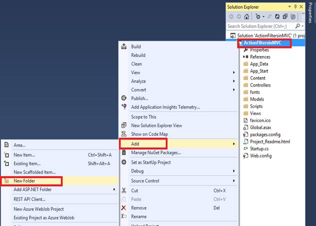 Filters in ASP.NET MVC