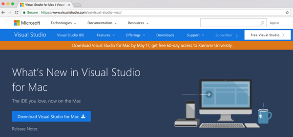 microsoft visual studio 2015 download for mac