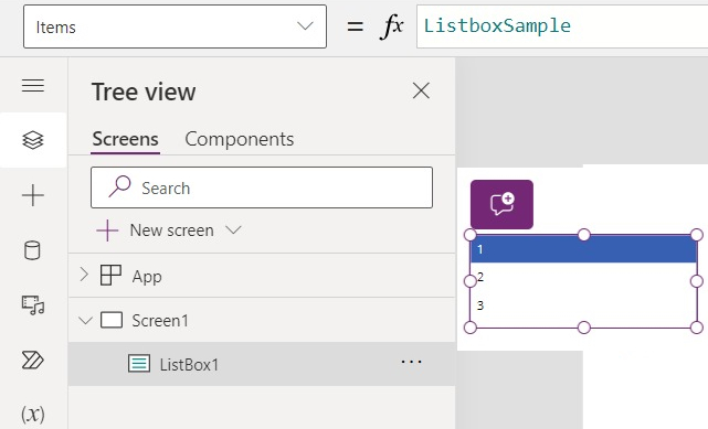 Get List Control Dynamic value from SharePoint List in Power Apps