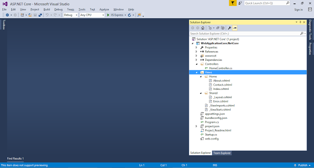 Getting Started With ASP.NET Core 1.0 MVC
