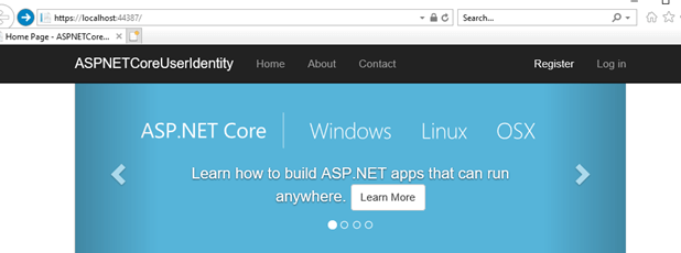 ASP.NET Core Identity