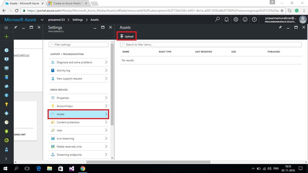 Getting Started With Azure Media Service