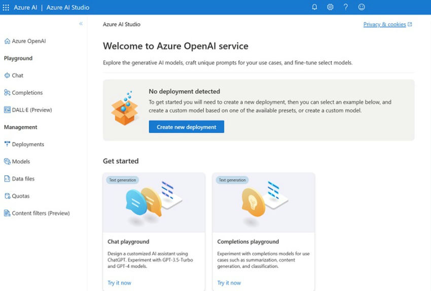 Getting started with Azure OpenAI GPT Modules and Azure OpenAI