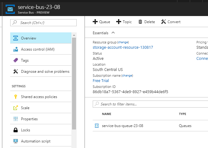 Getting Started With Azure Service Bus