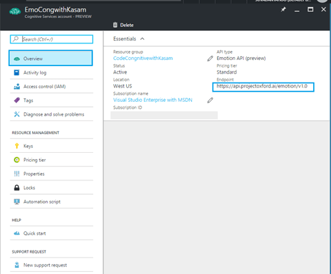 Getting Started With Microsoft Azure Cognitive Services Emotion Apis