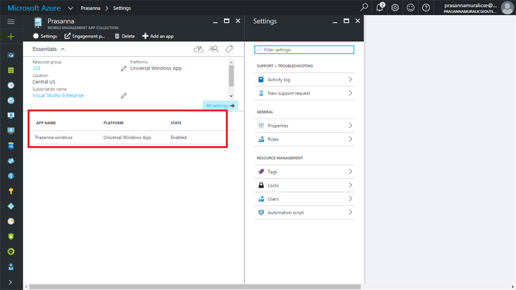 Getting Started With Mobile Engagement Using Azure