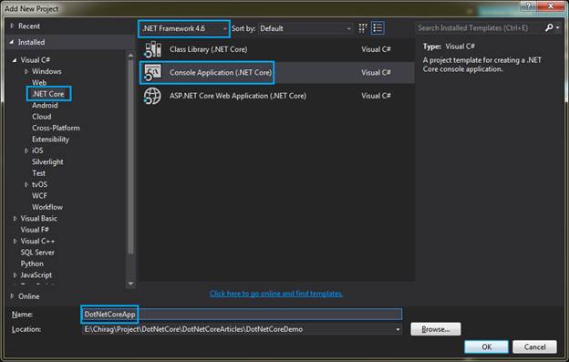 Getting Started With .NET Core With Windows And Visual Studio 2015 Part ...