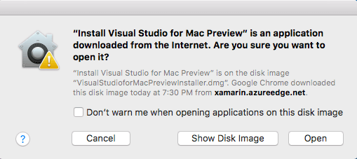 visual studio for mac unexpectedly quit