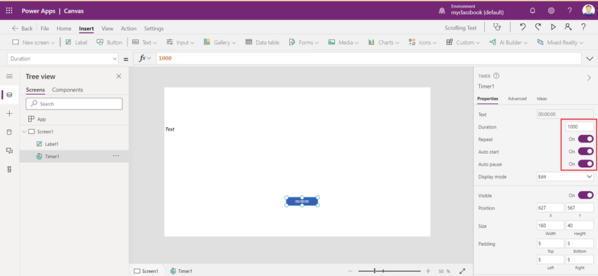 How To Add Marquee (Scrollable Text) In PowerApps