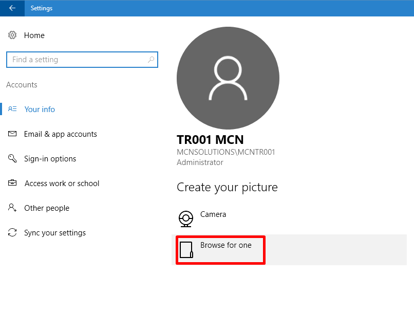 How To Change Account Picture In Windows 10