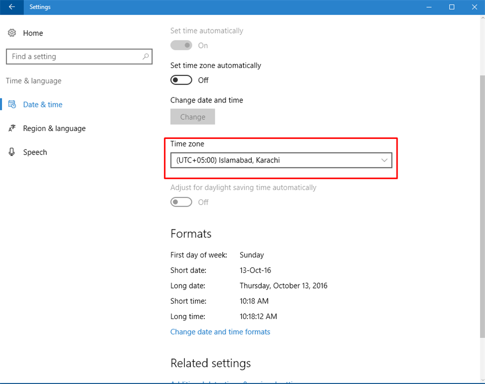 How To Change Your Timezone In Windows 10