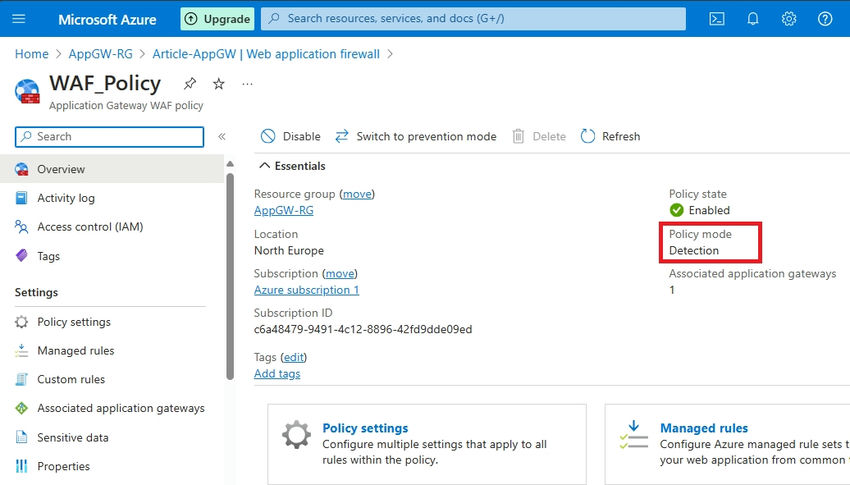 How to Configure Azure Application Gateway and WAF v2