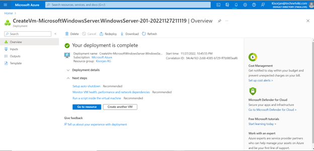 How To Create And Deploy A Virtual Machine In Microsoft Azure