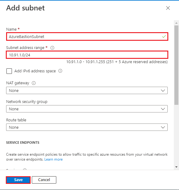 How To create Azure bastion to connect the virtual machine