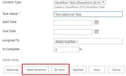 How To Create Custom Task Outcomes In SharePoint 2013 Designer Workflow ...