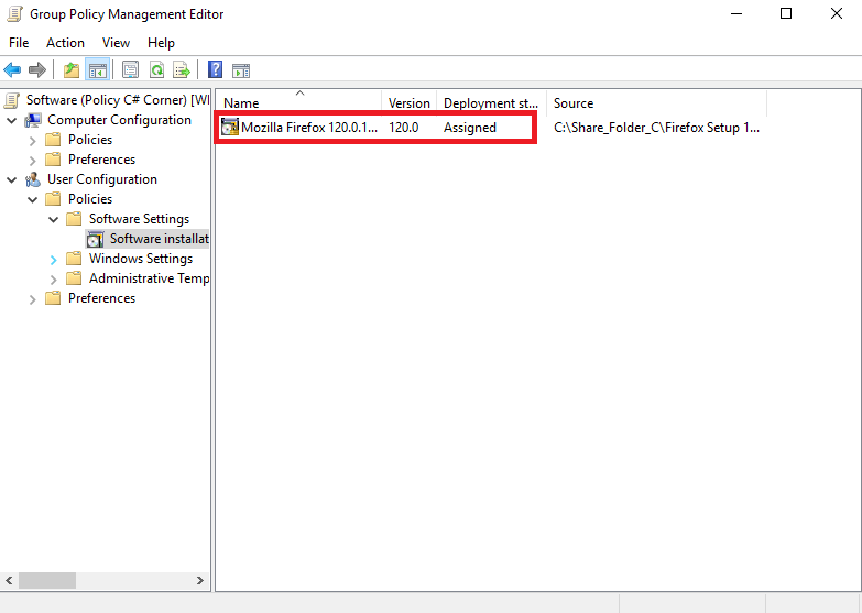 How to Create Software Group Policy on Server 2019