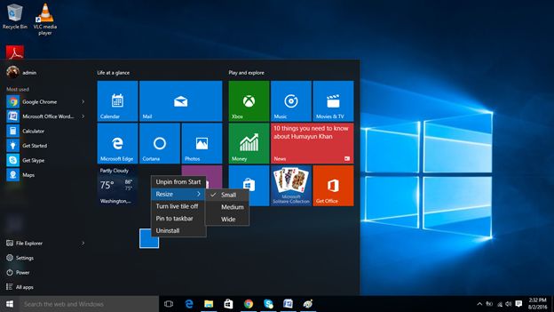 How To Customize The Start Menu In Windows 10