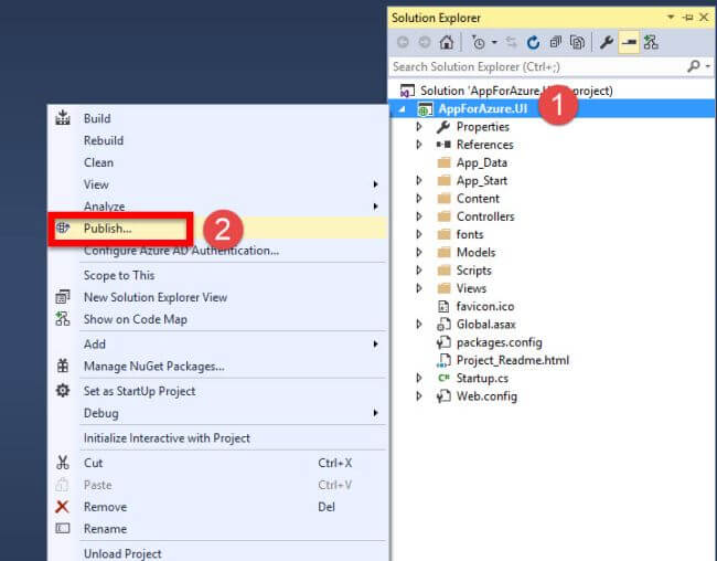 How To Deploy Web App To Azure Using Visual Studio