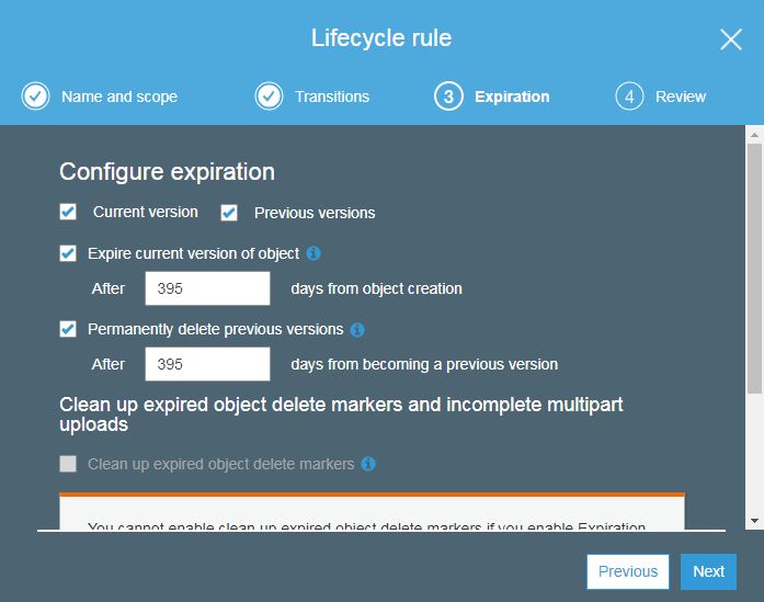 How To Enable Lifecycle Management In S3 Bucket Using AWS Portal