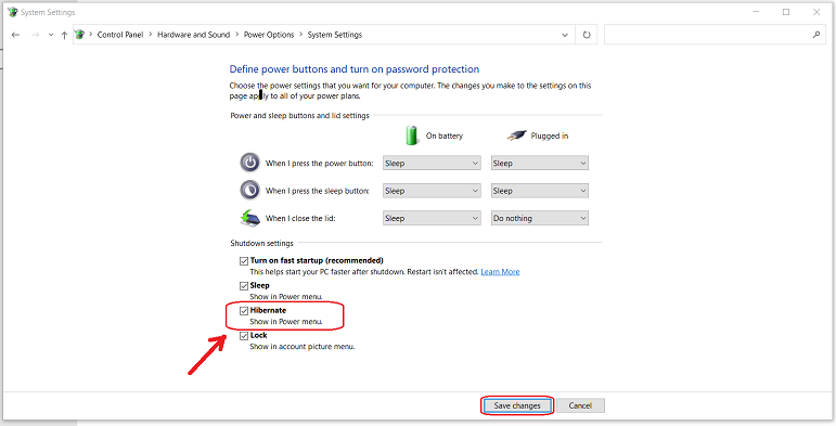 How To Enable Or Disable Hibernate In Windows PC