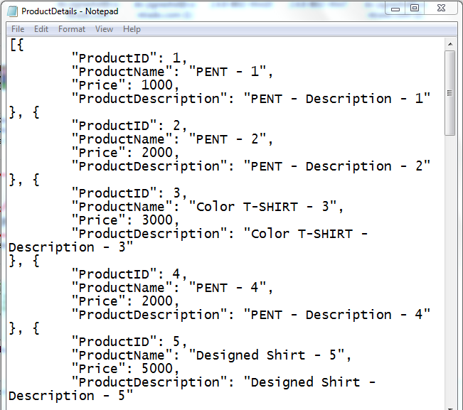 How To Export Data In EXCEL, PDF, CSV, Word, JSON, XML And Text File In MVC Application