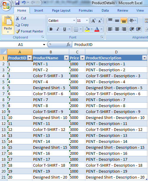 How To Export Data In Excel Pdf Csv Word Json Xml And Text File In 3188