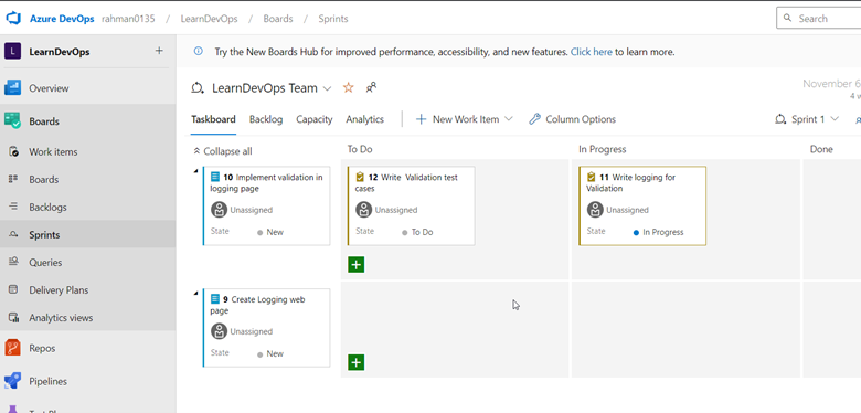 How to implement Scrum in Azure DevOps?