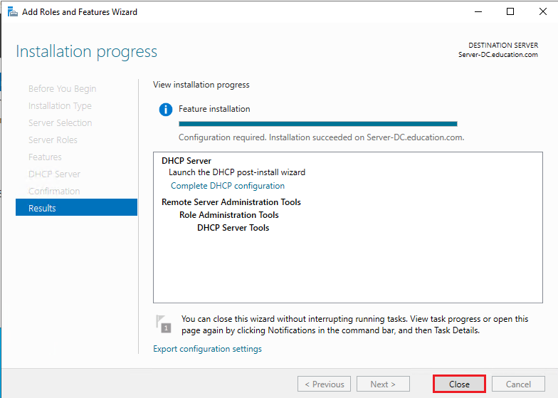 How To Install DHCP Server And Configure Windows Server