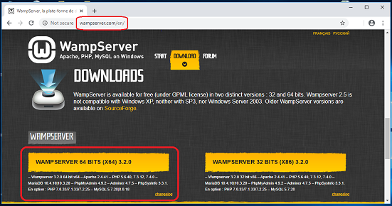 wamp server download for windows