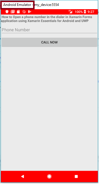 How To Open A Phone Number In The Dialer In Xamarin Forms ...