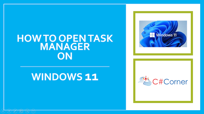 How To Open Task Manager On Windows 11