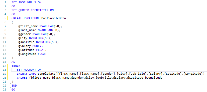 How To Post Data Using Stored Procedure With MuleSoft