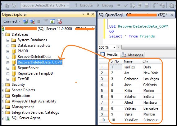 How To Recover Deleted Rows In SQL Server