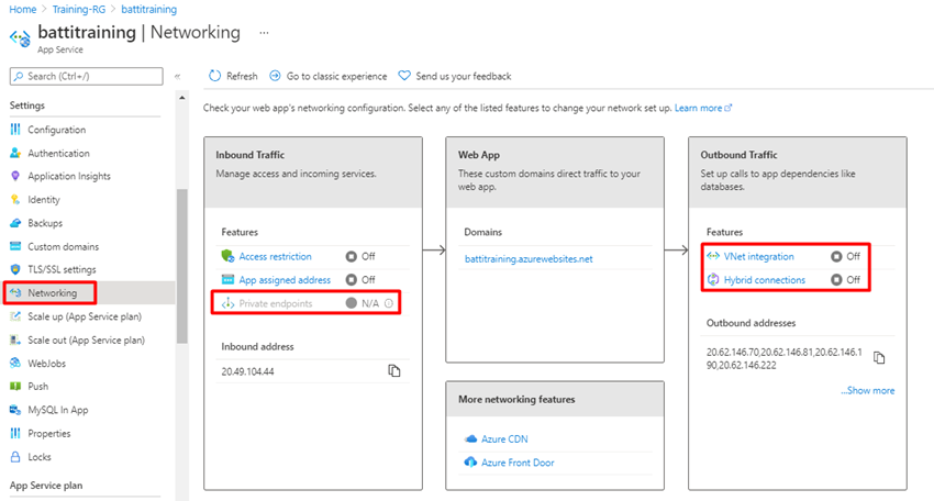 Azure App Service Returns Error - Error 403 - Forbidden The web