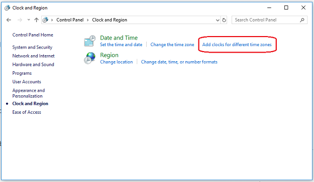 How To Add Multiiple Time Zone Clocks In Windows 10