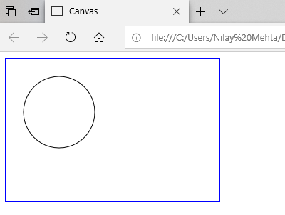 HTML Graphics Canvas