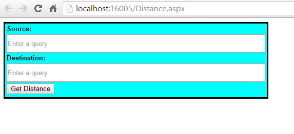 Implementing Google Place AutoComplete Textbox By Finding Road Distance ...