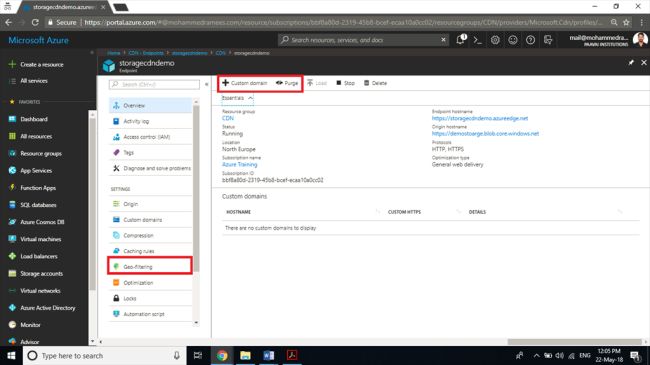 Integrating Azure Storage With Azure CDN - Understanding Blob Storage ...