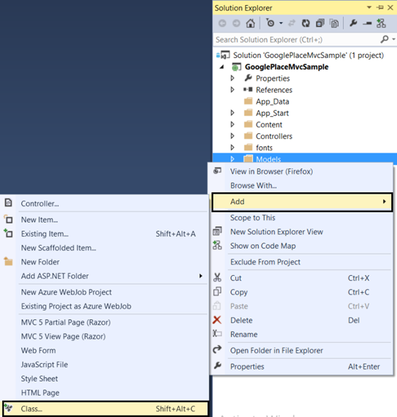 Integrating Google Maps, Places, and Geocode APIs with ASP.NET MVC 5