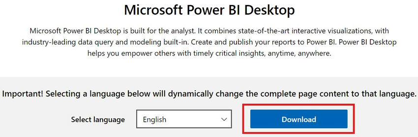 Power BI 下载