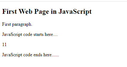 JavaScript Basics