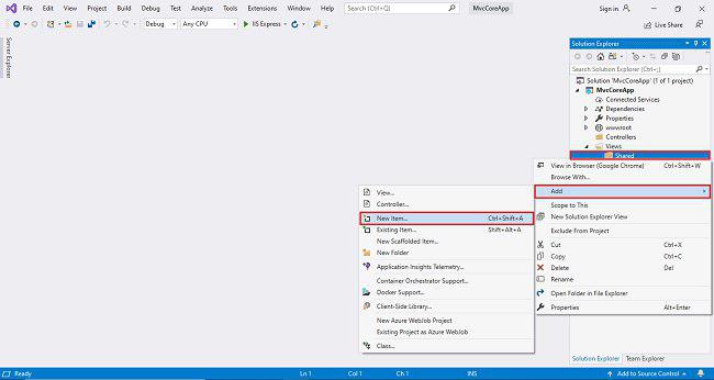 _Layout And _ViewStart And _ViewImports In ASP.NET MVC Core 3.0