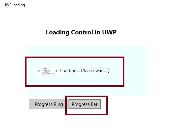 Loading Control In UWP