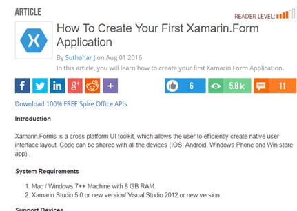 Local File Storage Using Xamarin.Forms