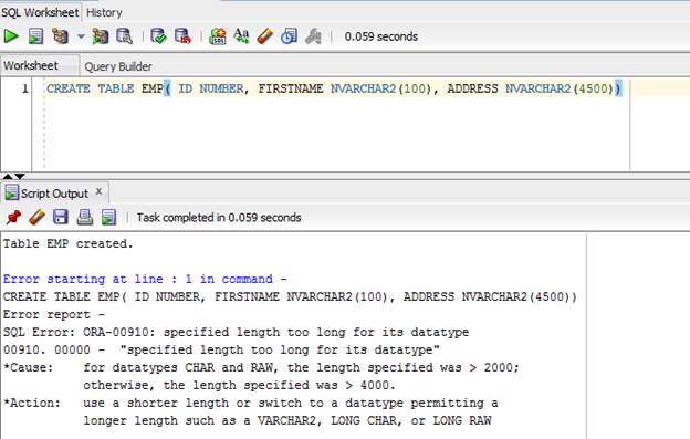 Look At Extended Data Types In Oracle 12c