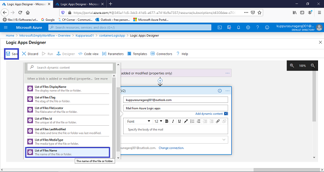 Managing Azure Blob Storage with Logic Apps