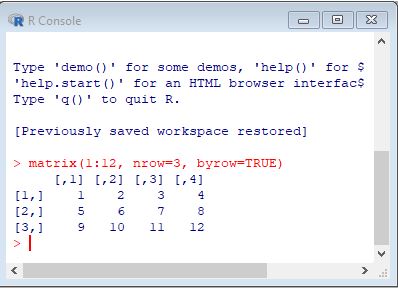 Matrices In R