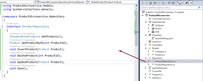 Microservice Using ASP.NET Core